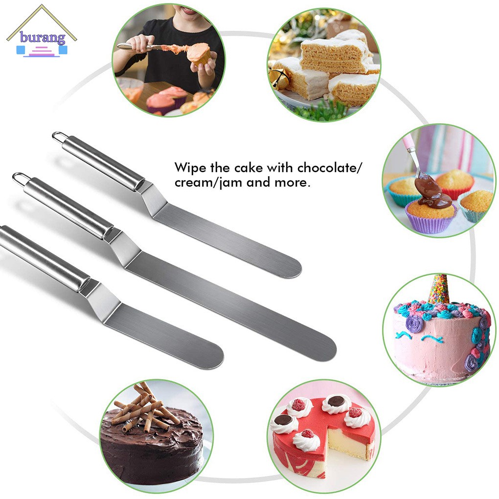 Dao Cắt Chà Bánh Bằng Thép Không Gỉ Với Tay Cầm Kim Loại