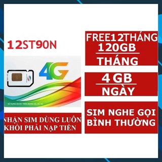 SIM 4G 1 NĂM SIM VIETTEL 6UMAX4G/UMAX50N FREE 6 THÁNG+12ST60N/12ST90N FREE 12THANG/ V120N FREE GỌI+ DATA