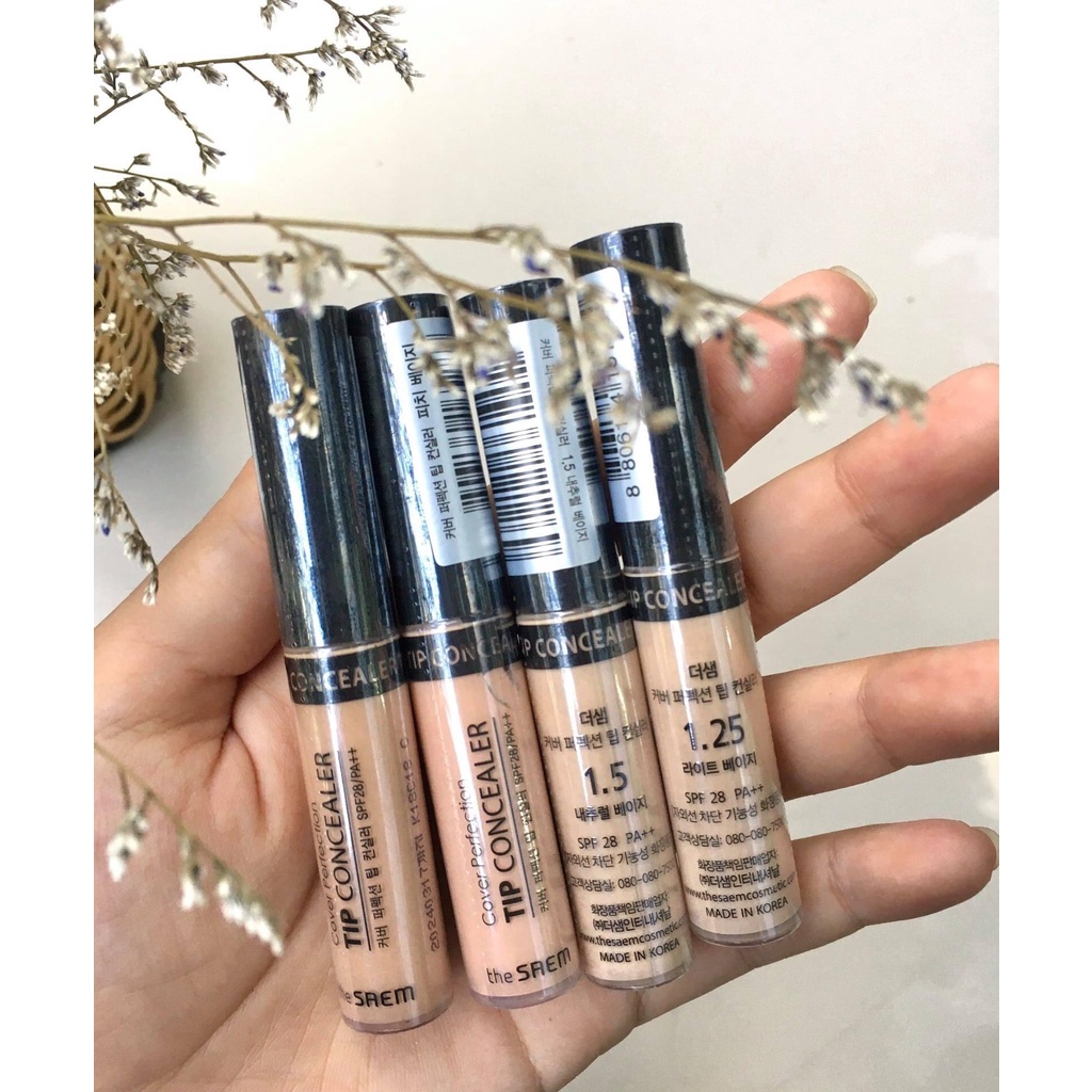 Che Khuyết Điểm The Saem Cover Perfection Tip Concealer