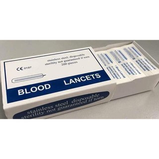 Kim chích mụn hộp 200 chiếc lancets