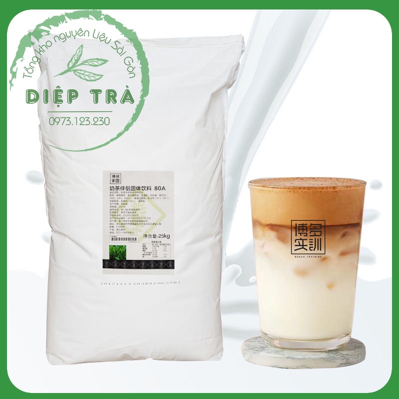 Bột sữa Non-Dairy Creamer 25kg các hãng Boduo 90A / 80A / Almer / Frima / AC / Royaltea / GC