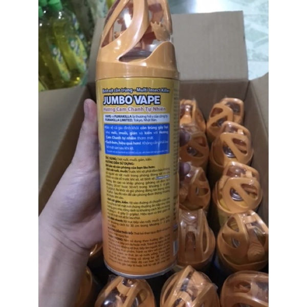 Bình xịt muỗi và côn trùng Jumbo Vape loại 300ml - 600ml