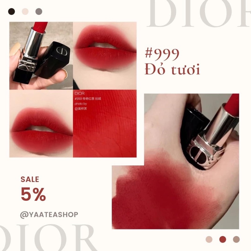 Son Dior Rouge Velvet Mới