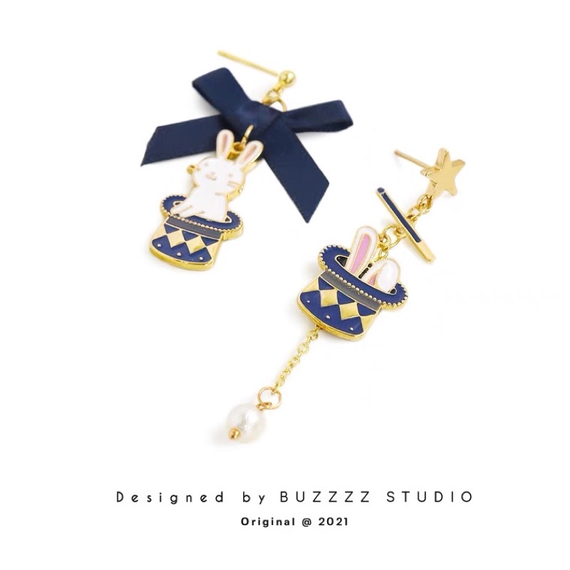 Bông tai Thỏ Alice in Wonderland