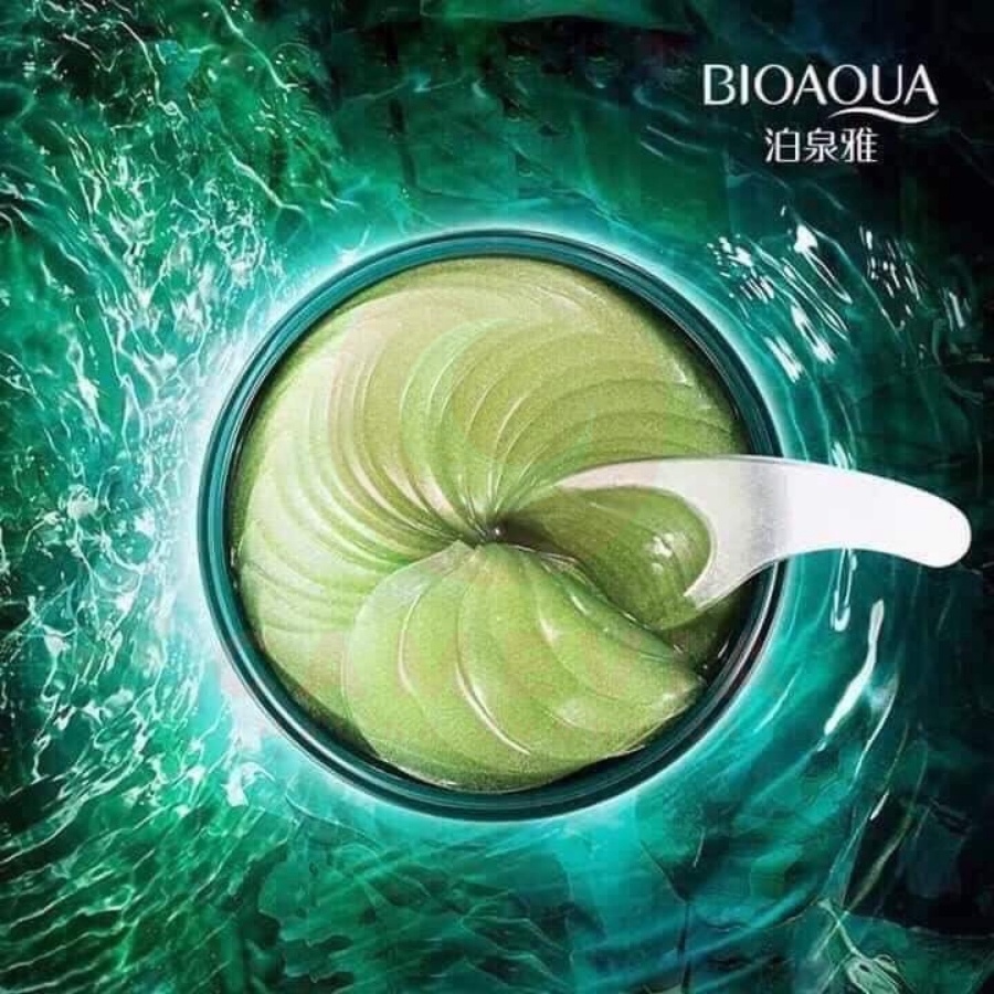 Mặt nạ mắt tảo biển và Collagen Bioaqua Hộp 60 miếng cấp ẩm mờ thâm chống lão hóa Camevia | BigBuy360 - bigbuy360.vn