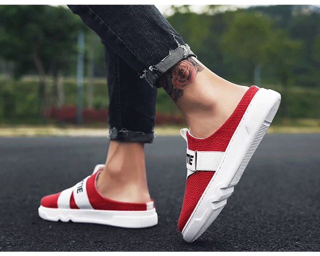 Giầy Sục Nam OFF-WHTIE êm chân(có clip test)tăng chiều cao | BigBuy360 - bigbuy360.vn