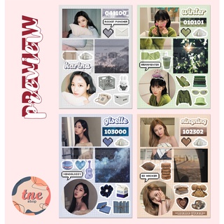[HÀNG CÓ SẴN] Sticker Aesthetic aespa
