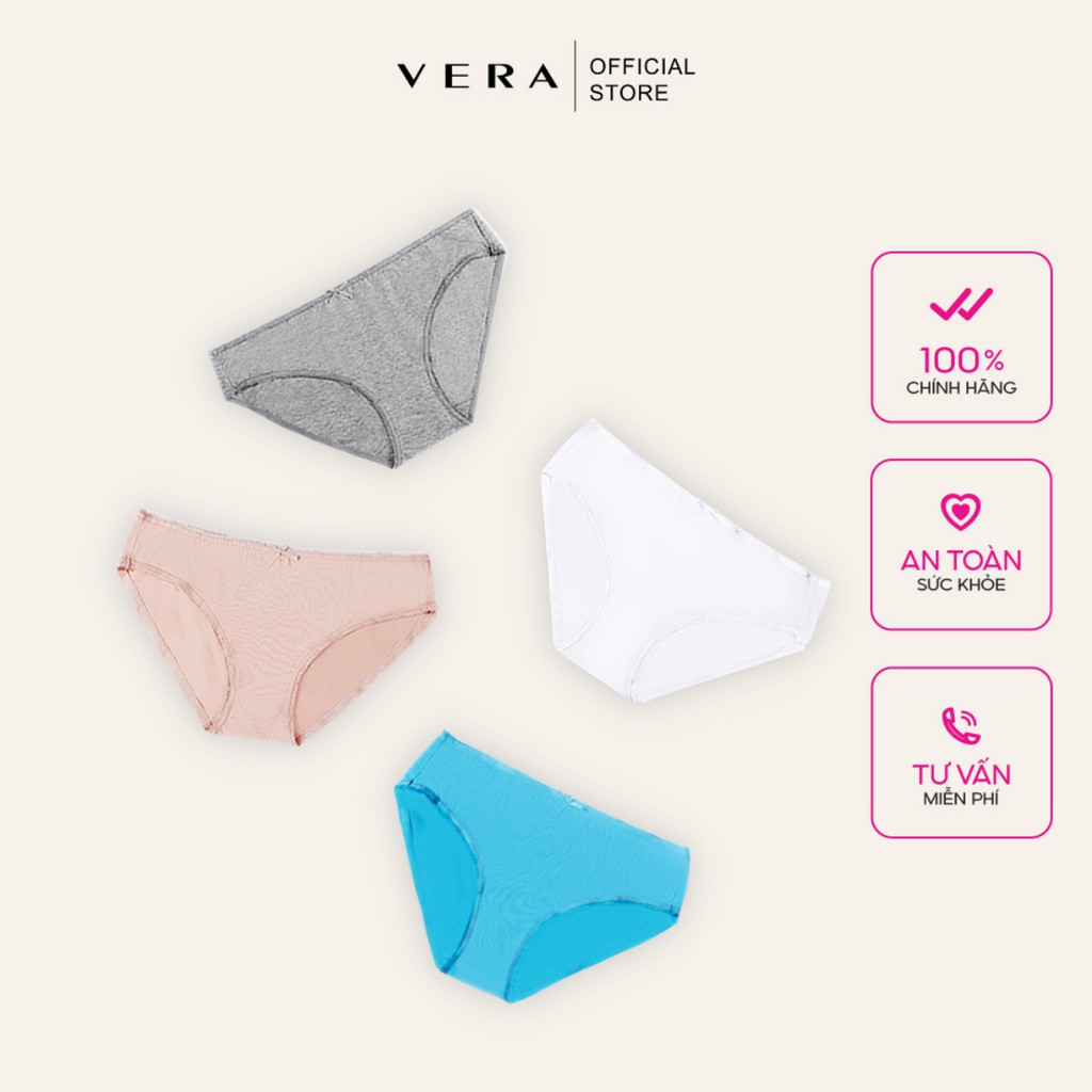 Combo 04 quần lót nữ cotton Vera