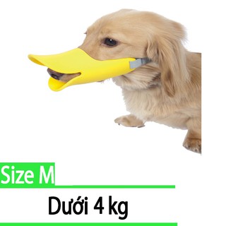Rọ mõm vịt cho chó siêu dễ thương