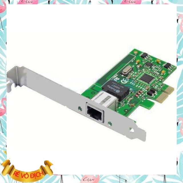 CARD MẠNG LAN CHÍNH HÃNG (XẢ KHO) CARD PCI EXPRESS TO LAN MAIN H61 LIÊN KẾT TỐC ĐỘ MẠNG CỰC NHANH  BẢO HÀNH 12 THÁNG.CPL