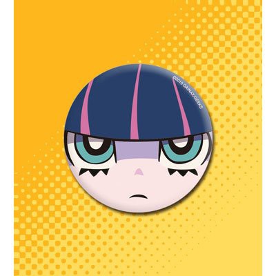 Huy hiệu cài áo in hình Panty &amp; Stocking with Garterbelt anime chibi dễ thương tiện lợi