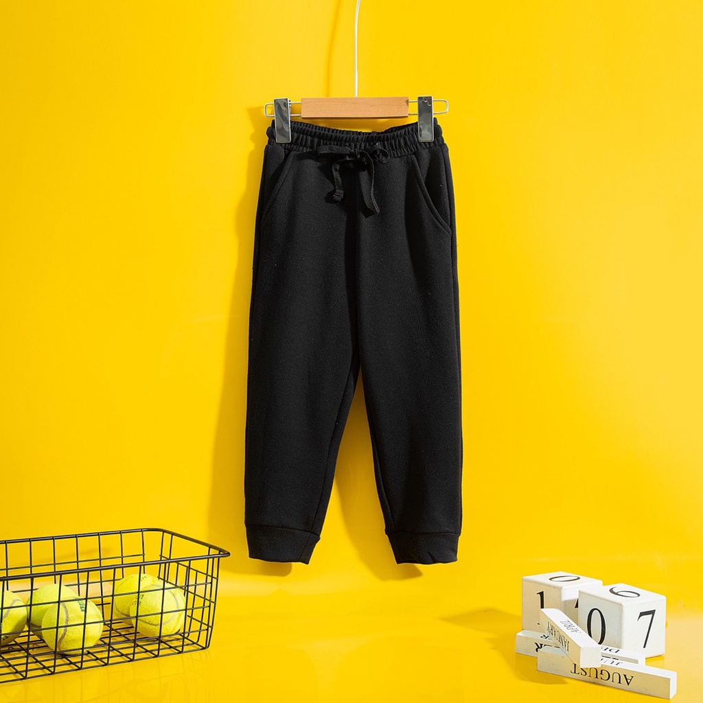 Quần nỉ bông jogger bé trai - bé gái Cuppy Cake, form dáng đẹp, thể thao