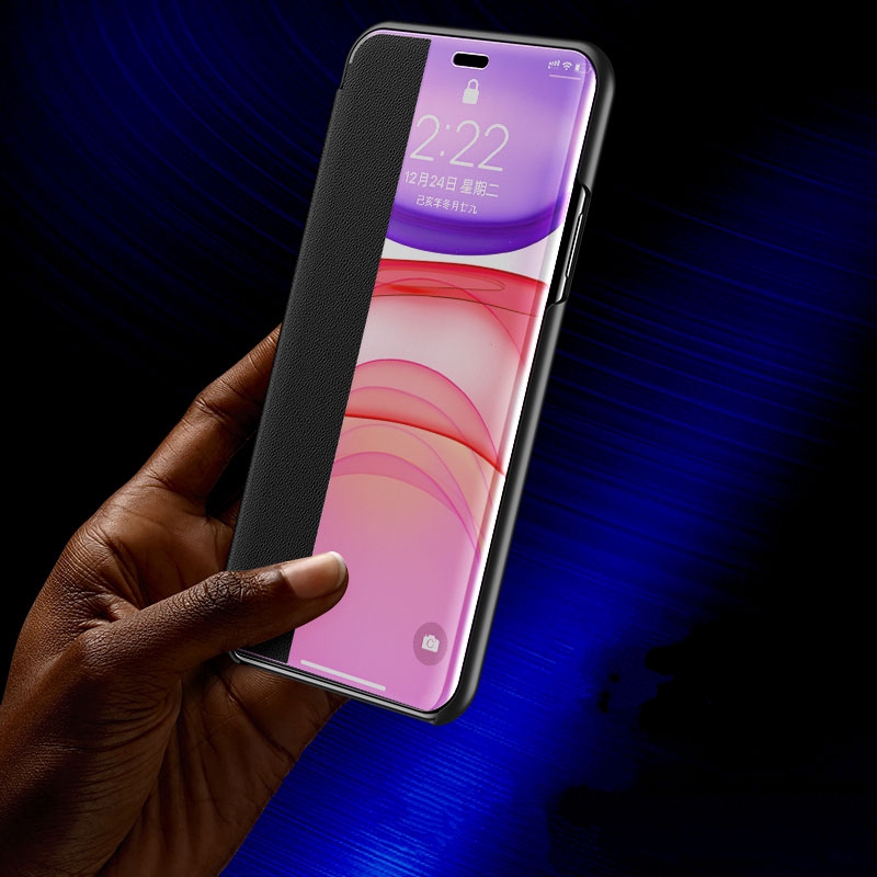 Bao điện thoại nắp gập kiêm chân đế bằng da PU cho Iphone 11 Pro 6/s/p/sp/7/p/8/p/X/Xr/Xs/Max | BigBuy360 - bigbuy360.vn