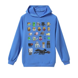 Trò chơi Minecraft mới Quần áo Trẻ em Quần áo Bé trai Quần áo Bảng tuần hoàn Áo khoác Hoodies cho Bé gái Áo khoác nỉ