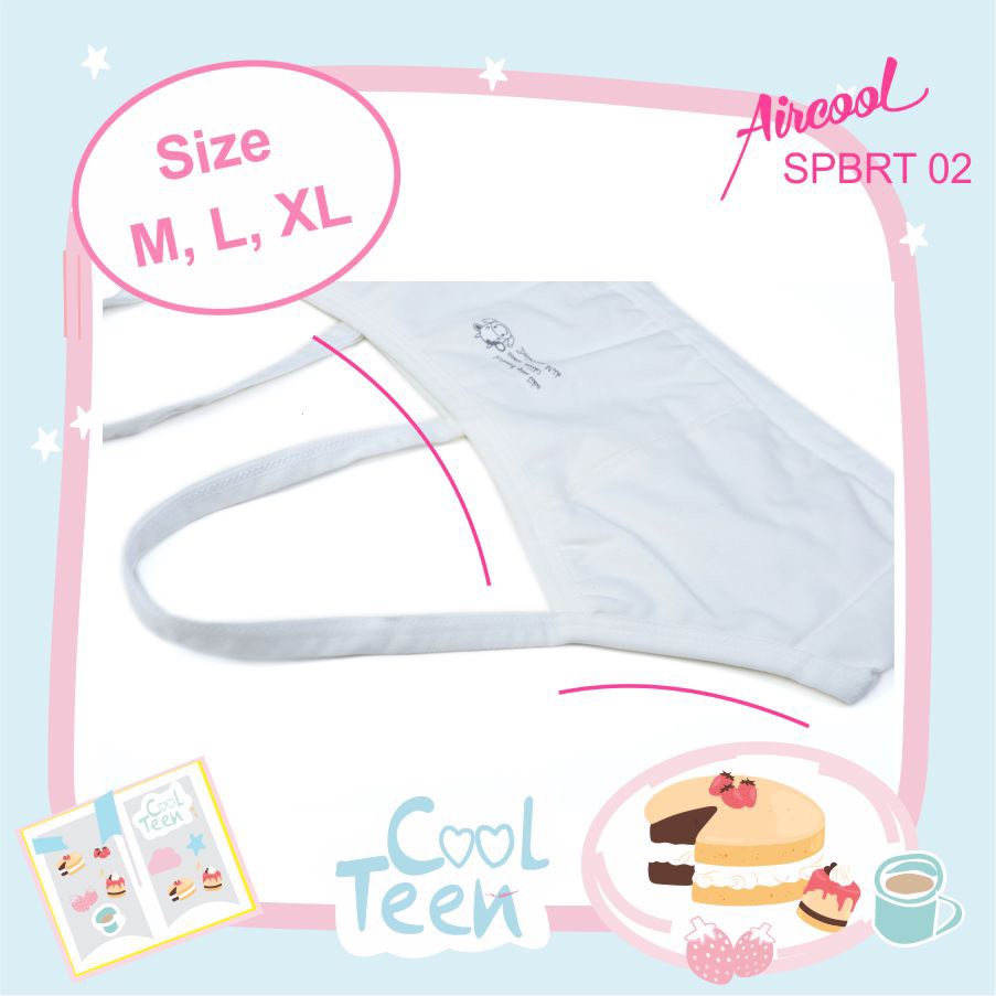 Áo lót cho bé gái AIRCOOL mềm mát thoáng sợi cotton cao câp