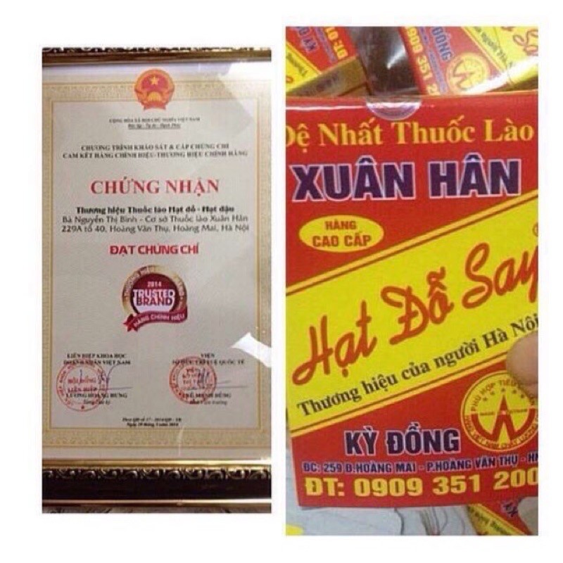 1 gói hạt đỗ say loại to  Xuân Hân bao phê-ngon