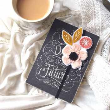 Kẹp sách DIY thêu hoa lá MÙA XUÂN - KIT nguyên liệu tự thêu COMBO kẹp sách hoa cỏ mùa xuân- MIE handmade shop