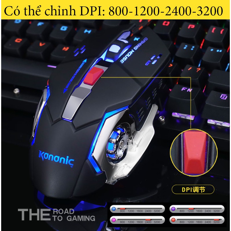 [Freeship toàn quốc từ 50k] Chuột chuyên game Kananic KM011