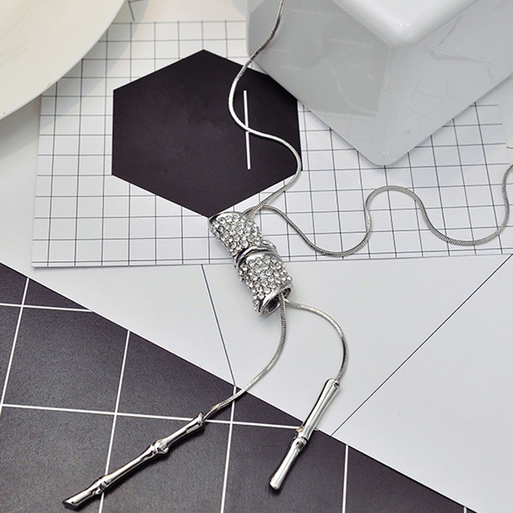 Dây Chuyền Hợp Kim Phối Tua Rua Thời Trang Cho Nữ