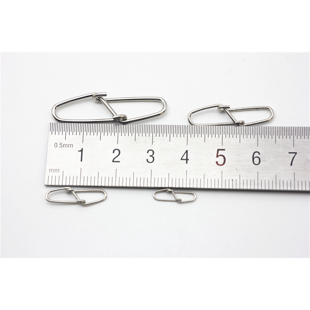 Set 50 khóa câu cá bằng thép không gỉ tiện dụng 0 # - 6 #