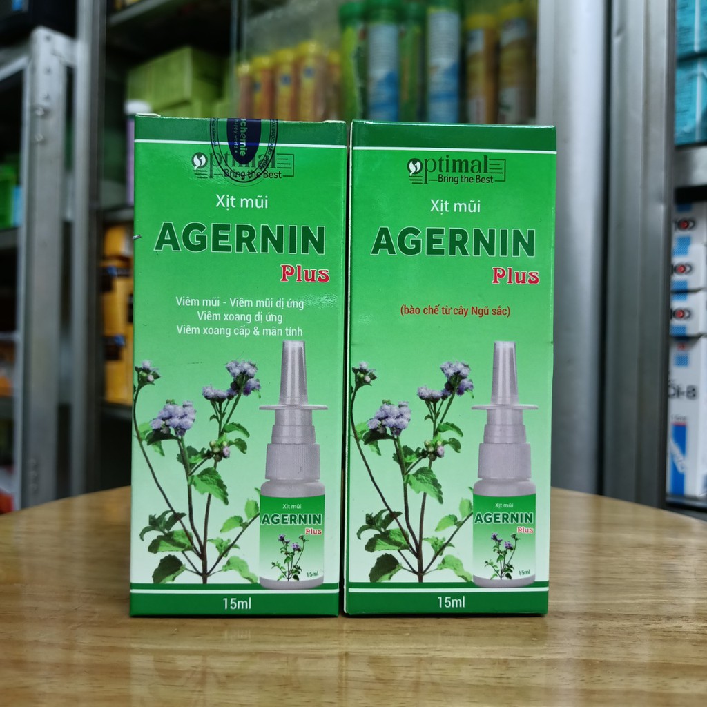 Xịt Mũi AGERNIN Plus Hoa Ngũ Sắc - Lọ 15ml