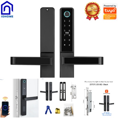 Khóa cửa nhôm thông minh cao cấp dùng app TUYA/ SMARTLIFE D09 và TTlock D08 Bluetooth - Dùng cho nhôm Xingfa