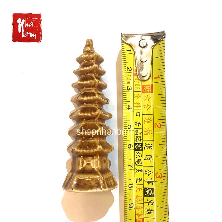 [Bán từ 500 sản phẩm] Tháp chùa vàng phụ kiện thác nước phong thủy