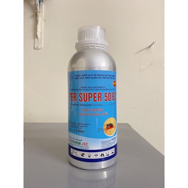 (Chính Hãng)  Thuốc diệt côn trùng Per super 50EC(mẫu cũ) - 1000ml