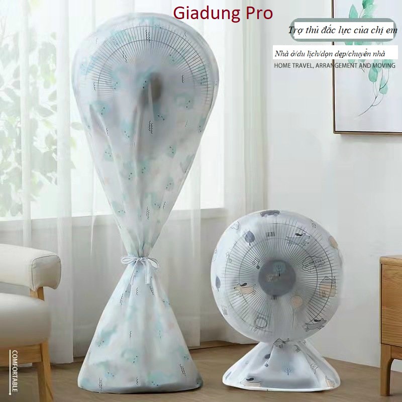 Túi Bọc Quạt Chống Bụi Bẩn Miệng Chun/Chụp Đậy Quạt Cây/ Chụp Quạt Quạt Điện/Túi Bọc Bảo Vệ Quạt/ Túi Đựng Quạt Cây