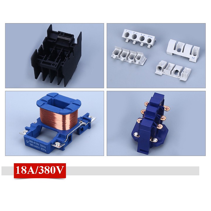 Bộ khởi động từ contactor 3 pha 18A 380v