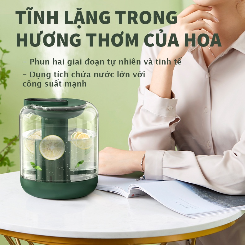 Máy phun sương tạo ẩm, khuếch tán tinh dầu SAGOKER, mã MPS721