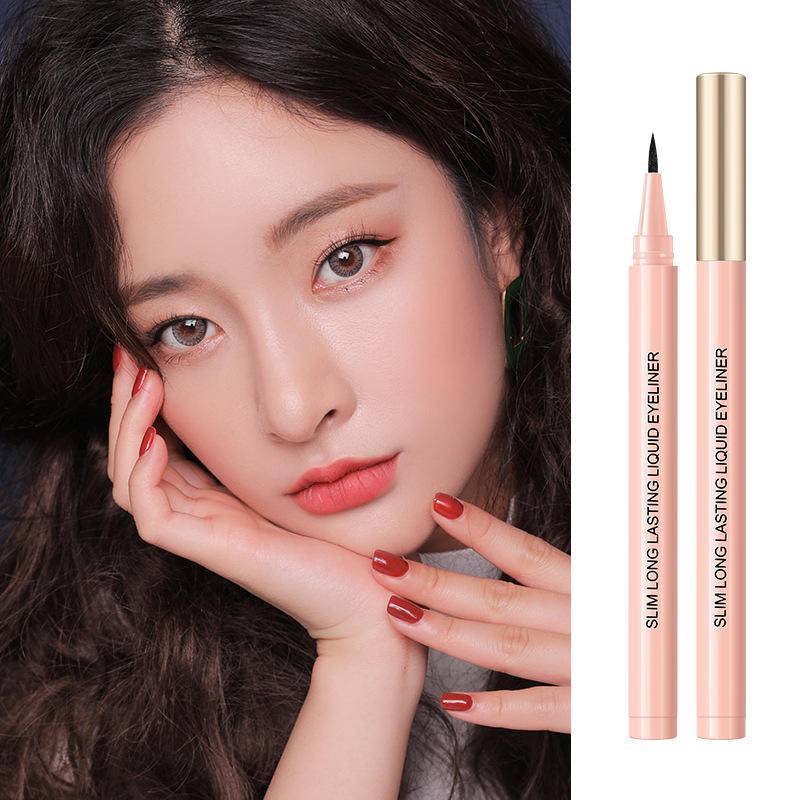 Bút Kẻ Mắt Nước Màu Đen Sắc Tố Cao Tự Nhiên Kháng Nước Lâu Trôi