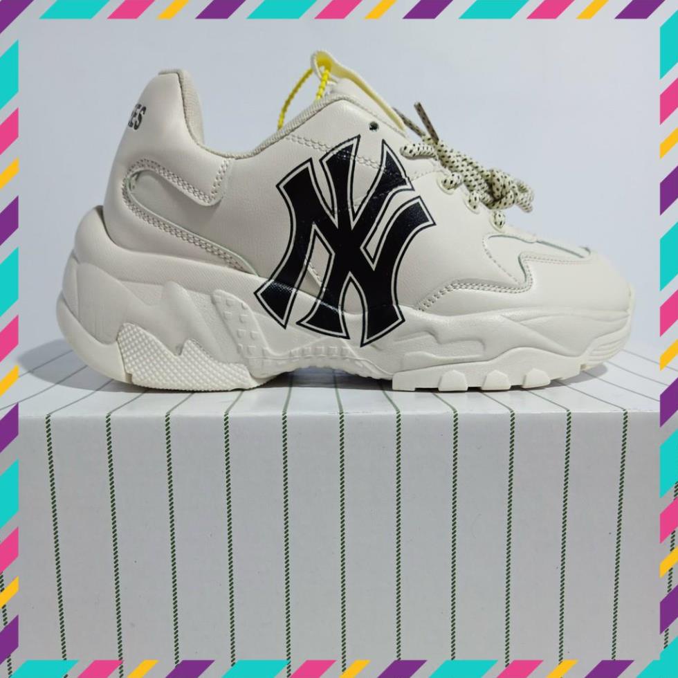 Giày Thể Thao Nữ Sneaker MLB Boston NY - Bản In 3d Hot Trend Chuẩn 11 [FULL BILL BOX]