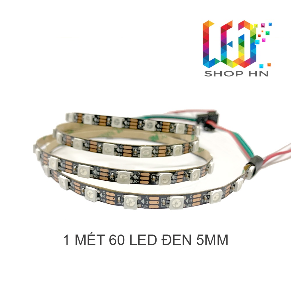 Dây led ws2812b argb mỏng 5mm 60 led/mét