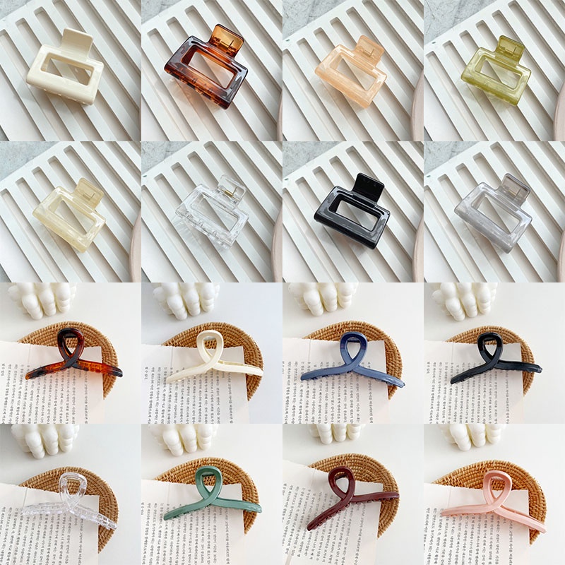 Kẹp Tóc Acrylic Cỡ Lớn Kiểu Hàn Quốc Thanh Lịch