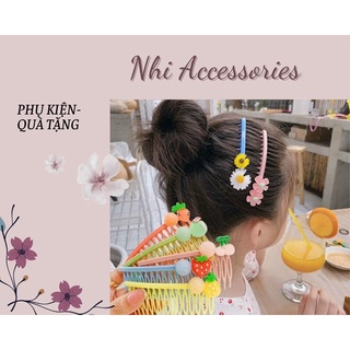 Bờm xược tóc xinh xắn cho bé gái 2021