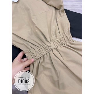 (60-90kg) BIGSIZE - Đầm sơ mi D1003