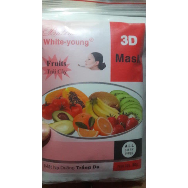 Cambo 10  Mặt Nạ 3D White -Young  Dưỡng Trắng Da Mặt