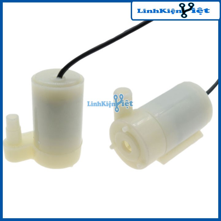 Máy Bơm Chìm Mini 3-6VDC 1.5m Ống Thẳng Đứng ( Trắng )
