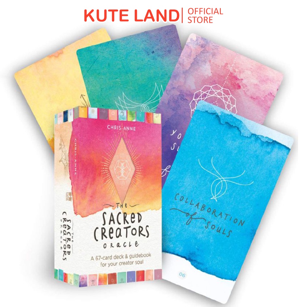 Bài Sacred Creators Oracle 67 Lá Bài Tặng Đá Thanh Tẩy C236