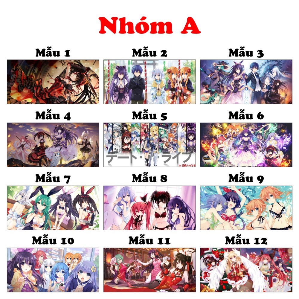 Ly sứ in hình Anime Date A Live Kurumi, Cốc uống nước đẹp làm quà tặng đặc biệt giá trị và ý nghĩa