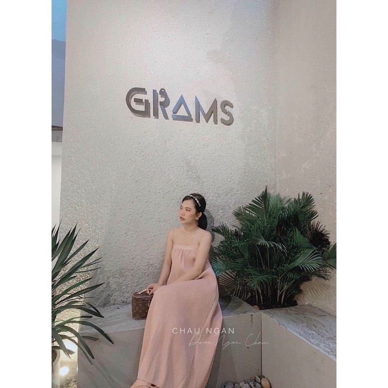 🦋 Đầm Maxi Suông Dập Ly Cột Nơ Sau ✨ | BigBuy360 - bigbuy360.vn