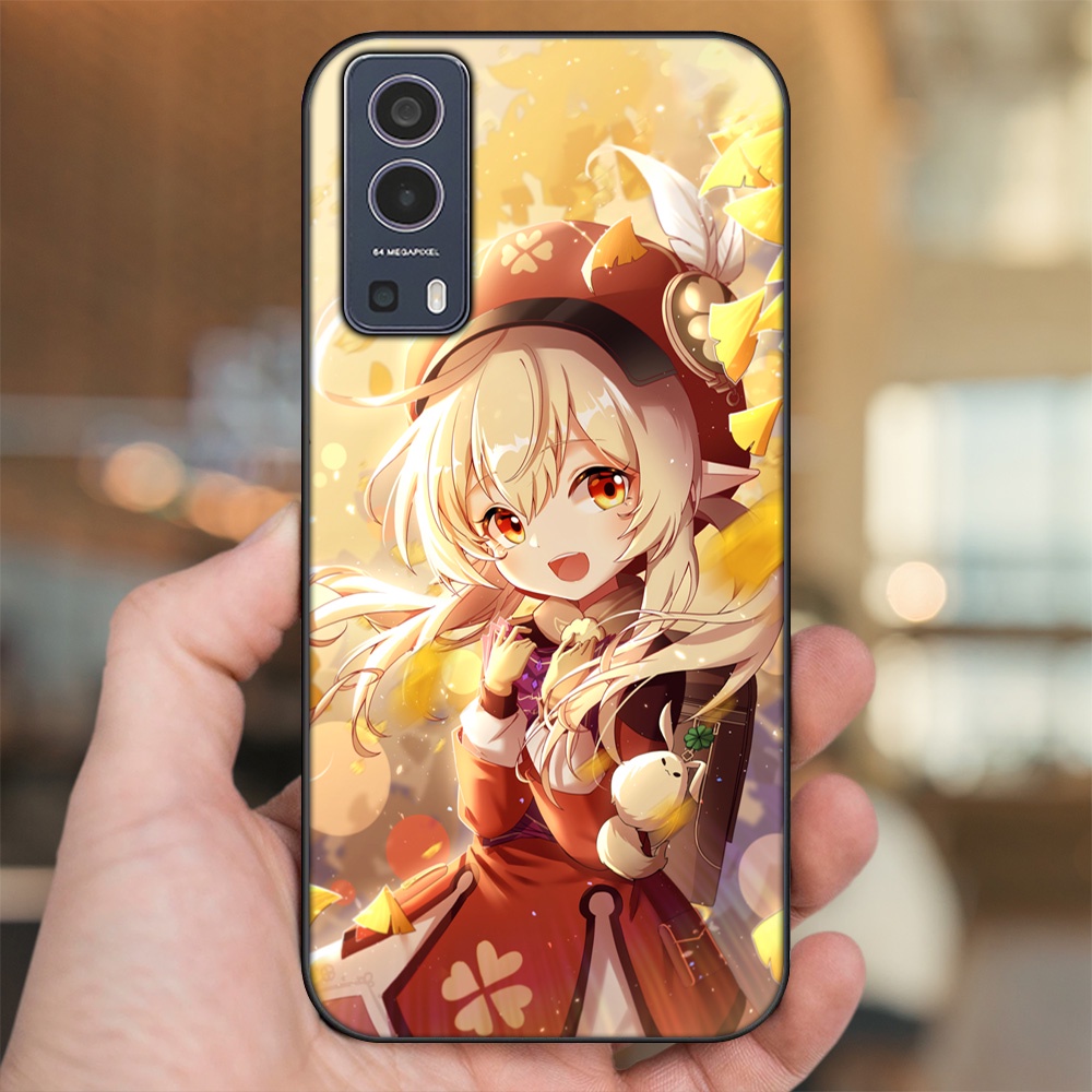 Ốp lưng Vivo Y72 5G viền đen in hình Klee Genshin Impact