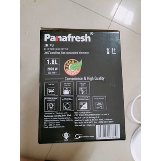 Ấm siêu tốc, ca nấu nước , bình siêu tốc  1.8L PANAFRESH JK-78