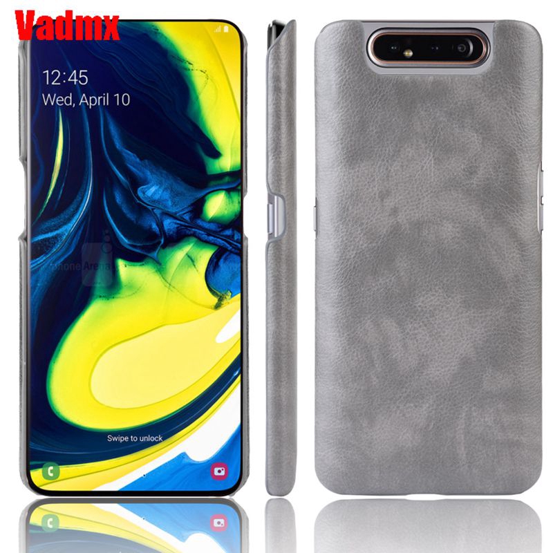 Ốp điện thoại nhám màu đơn sắc PC cứng bảo vệ dành cho Samsung Galaxy A80