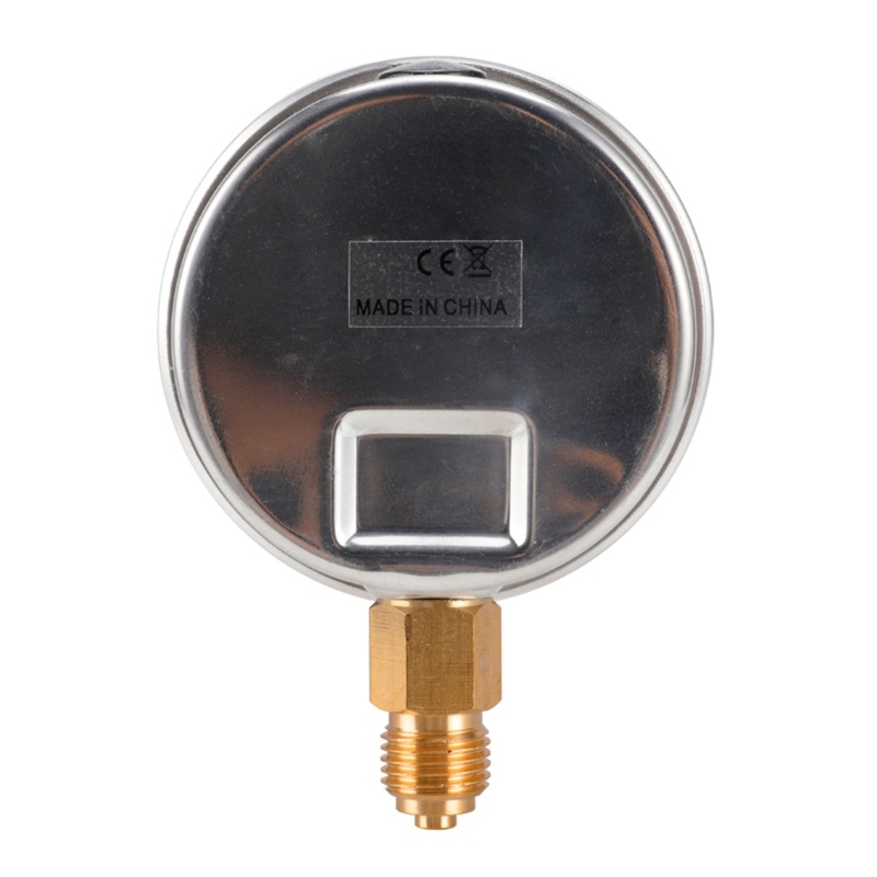 Đồng Hồ Đo Lường Chân Không 0-100 Bar 0-1500 PSI Glycerine 1 / 4 ''
