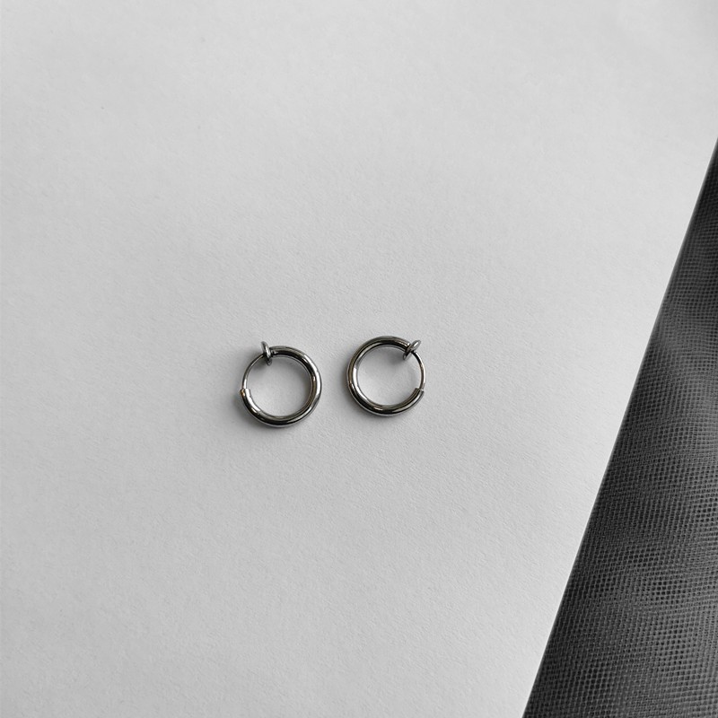 Khuyên Tai Kim Loại Cá Tính Phong Cách Hip-Hop