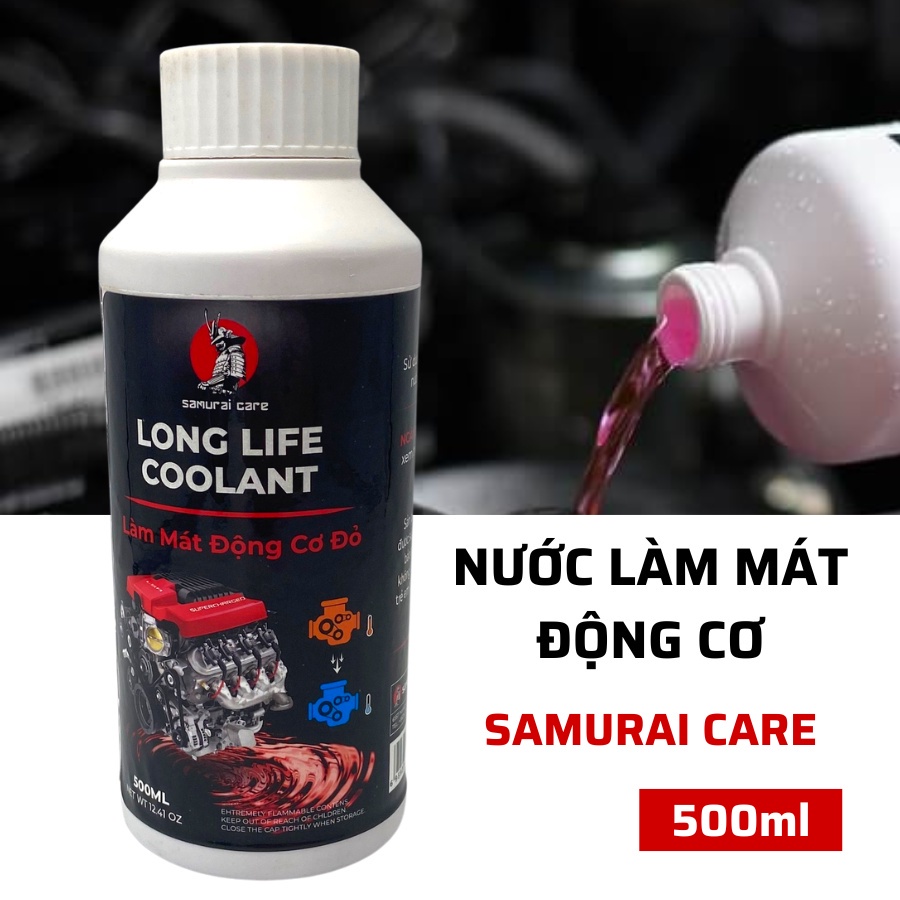 Nước làm mát ô tô - Nước làm mát động cơ ô tô Samurai Care 500 ml
