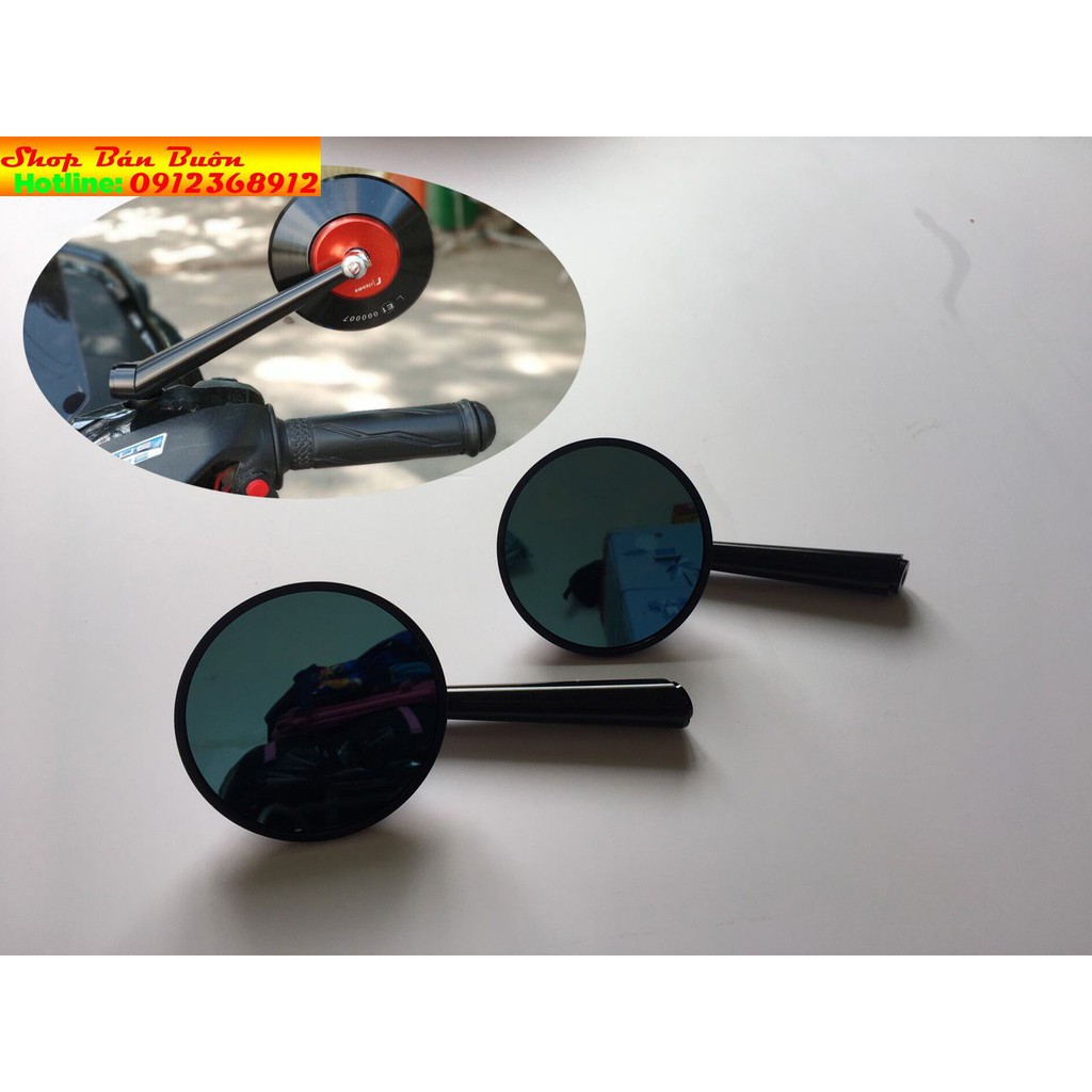 Gương tròn rizoma , gương chiếu hậu tròn rizoma loại cnc cao cấp (giá 1 chiếc)