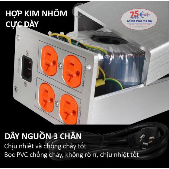 Biến áp cách ly AUDIO 220V/100V - COWKING PS500 USA